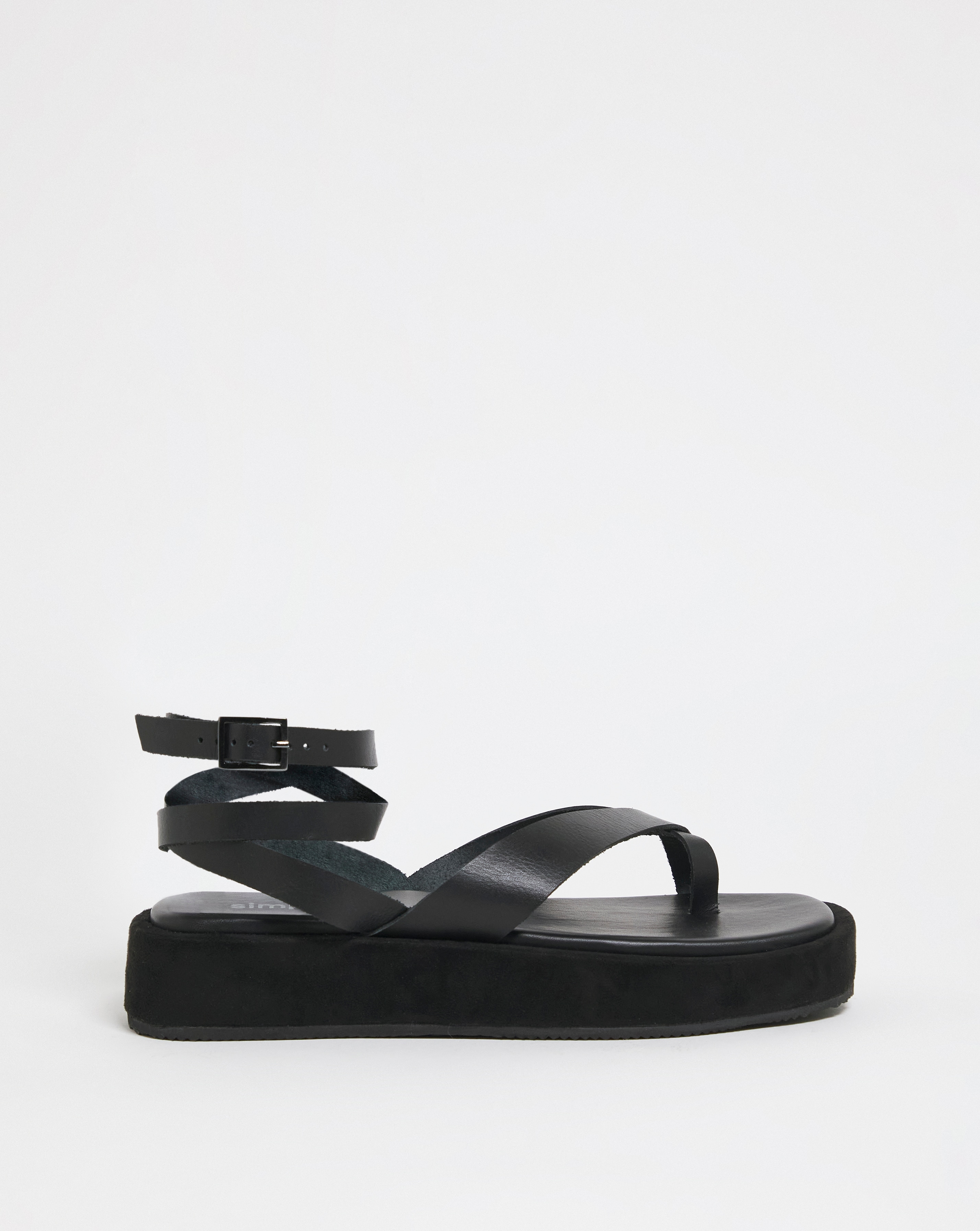 Toe Post Ankle Tie Sandals Wide