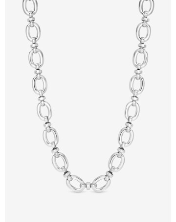 Jon Richard Silver Plated Open Link Necklace