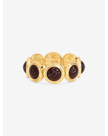 Mood Gold Plated Resin Stretch Bracelet