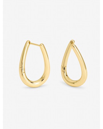 Jon Richard Gold Plated Twist Hoop Earrings