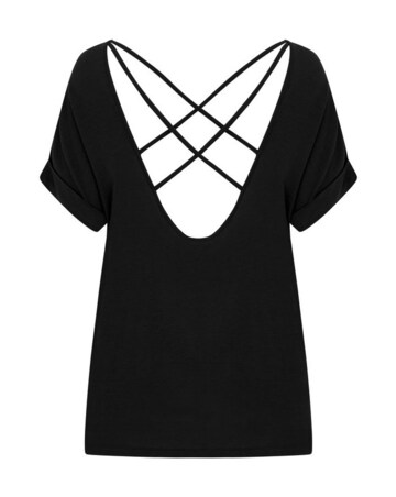 Pour Moi Energy Cross Back Short Sleeve Yoga Top