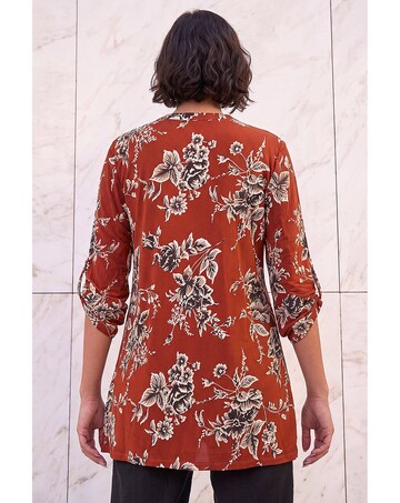 Roman Puff Print Tunic Shirt