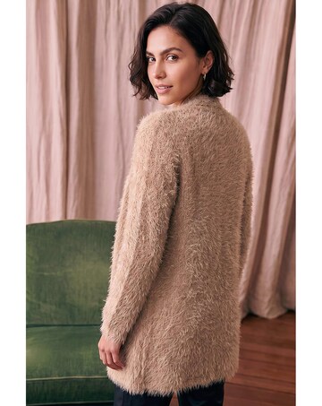 Roman Fluffy Long Sleeve Cardigan