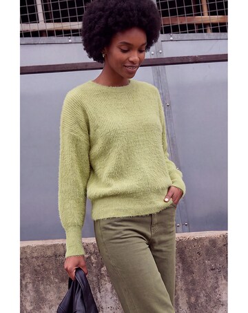 Roman Fluffy Crew Knit Jumper