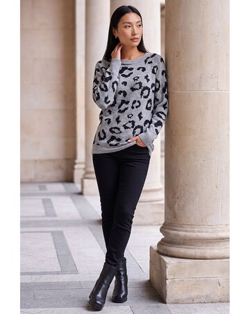 Roman Animal Print Jumper