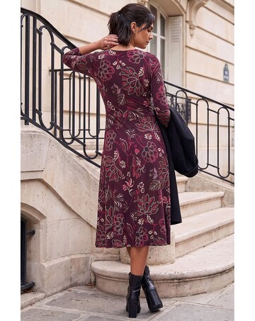 Roman Floral Leaf Cross Dress