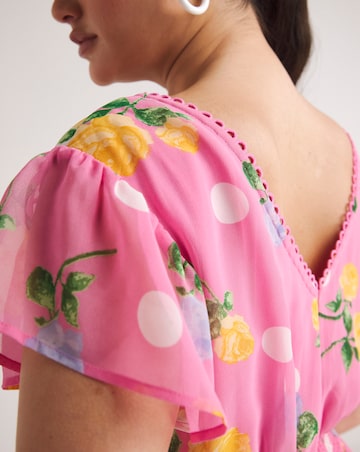 Simply Beautiful Floral Tiered Maxi Dress