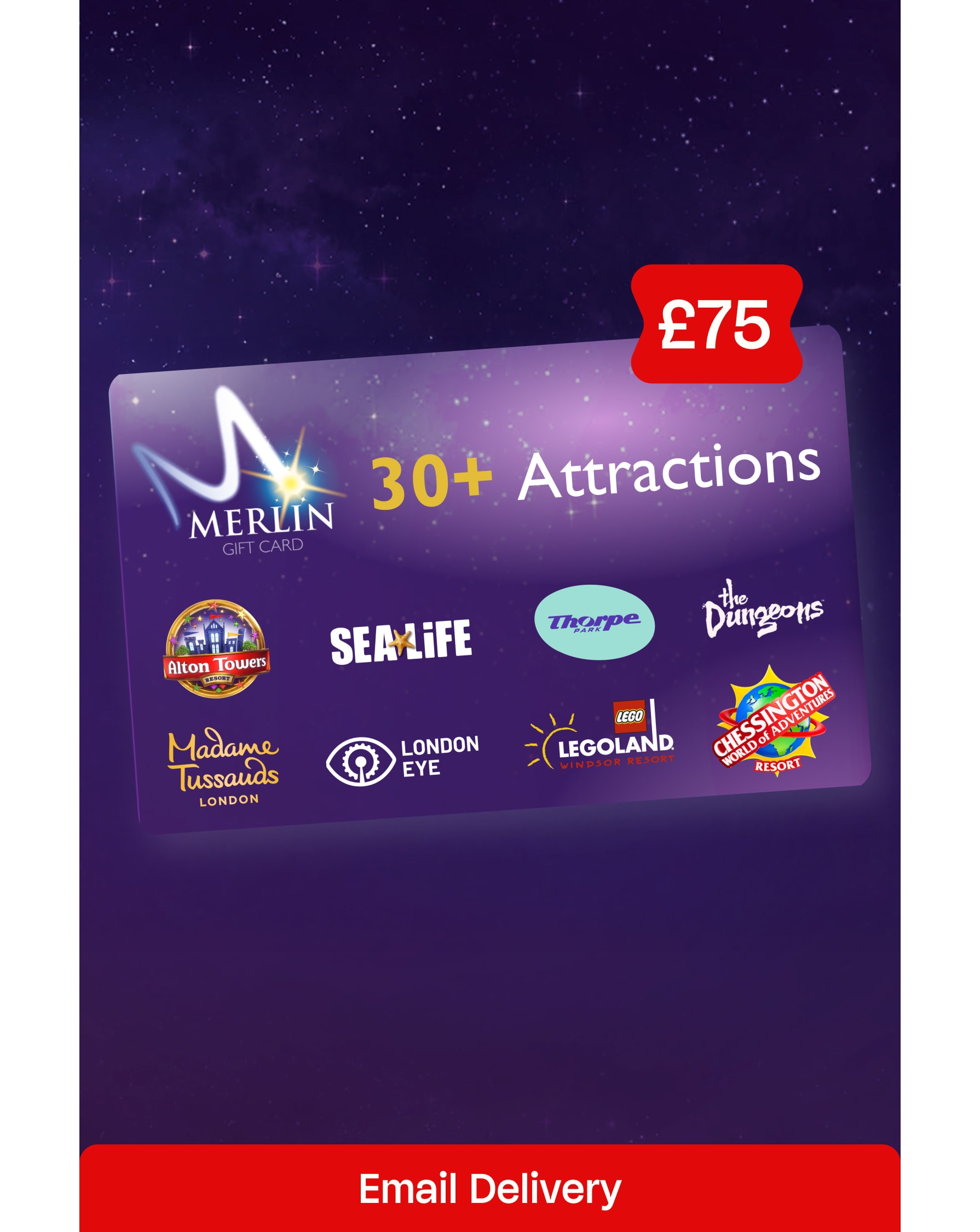 Digital Merlin GBP75 Gift Card