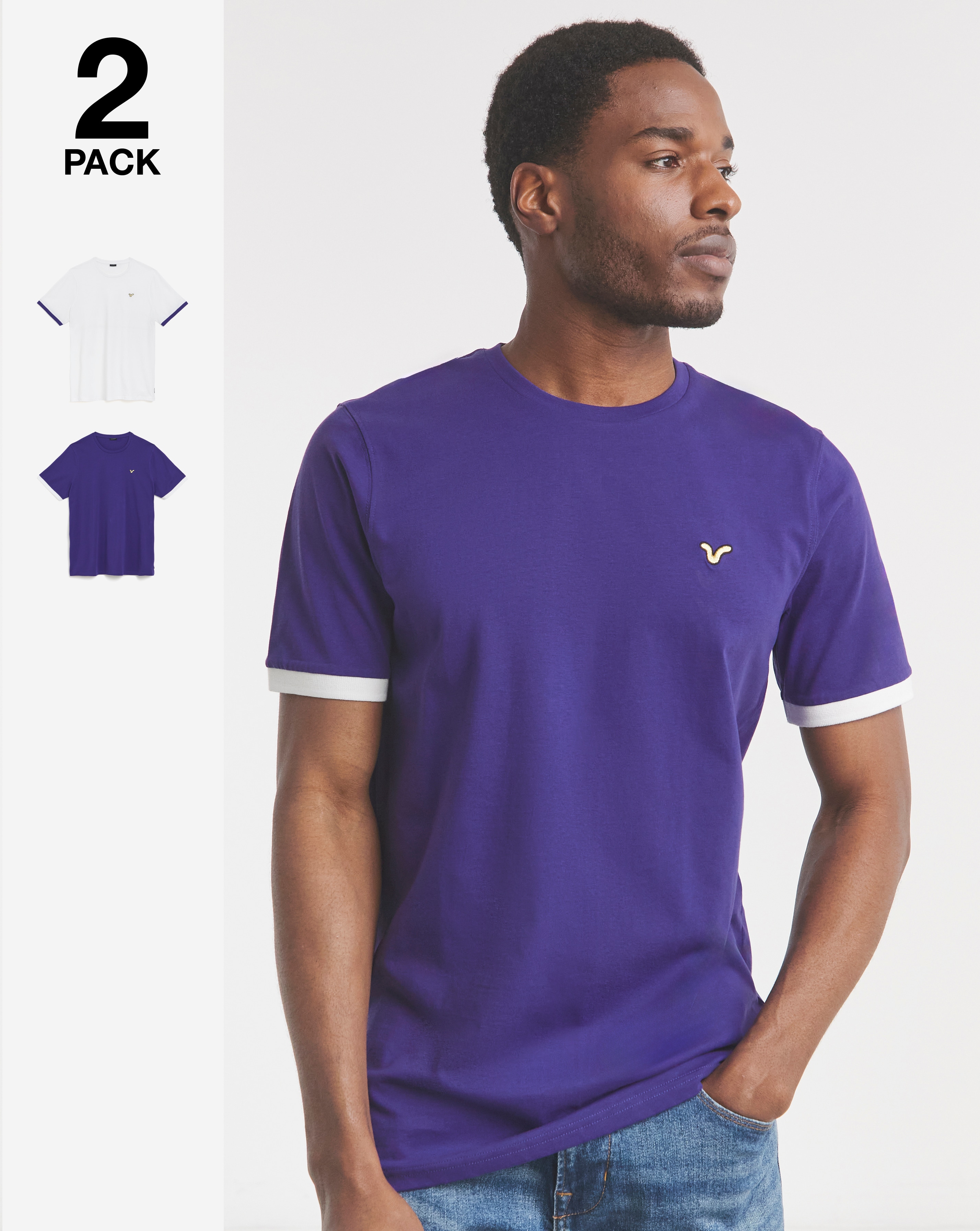 Voi STORM 2 PACK T-SHIRT LONG LENGTH