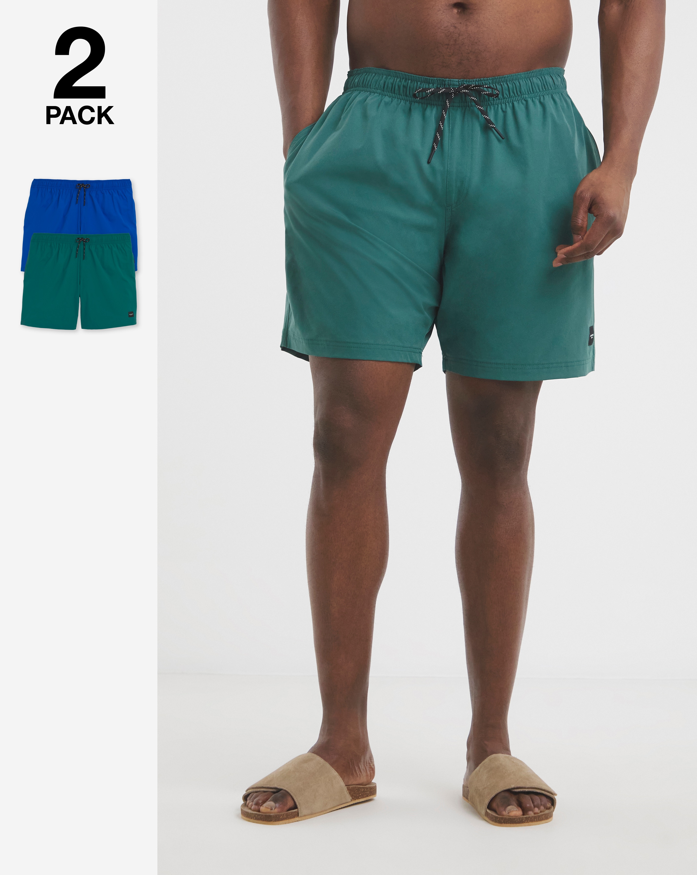 Jack & Jones Maui 2 Pack Swim Short