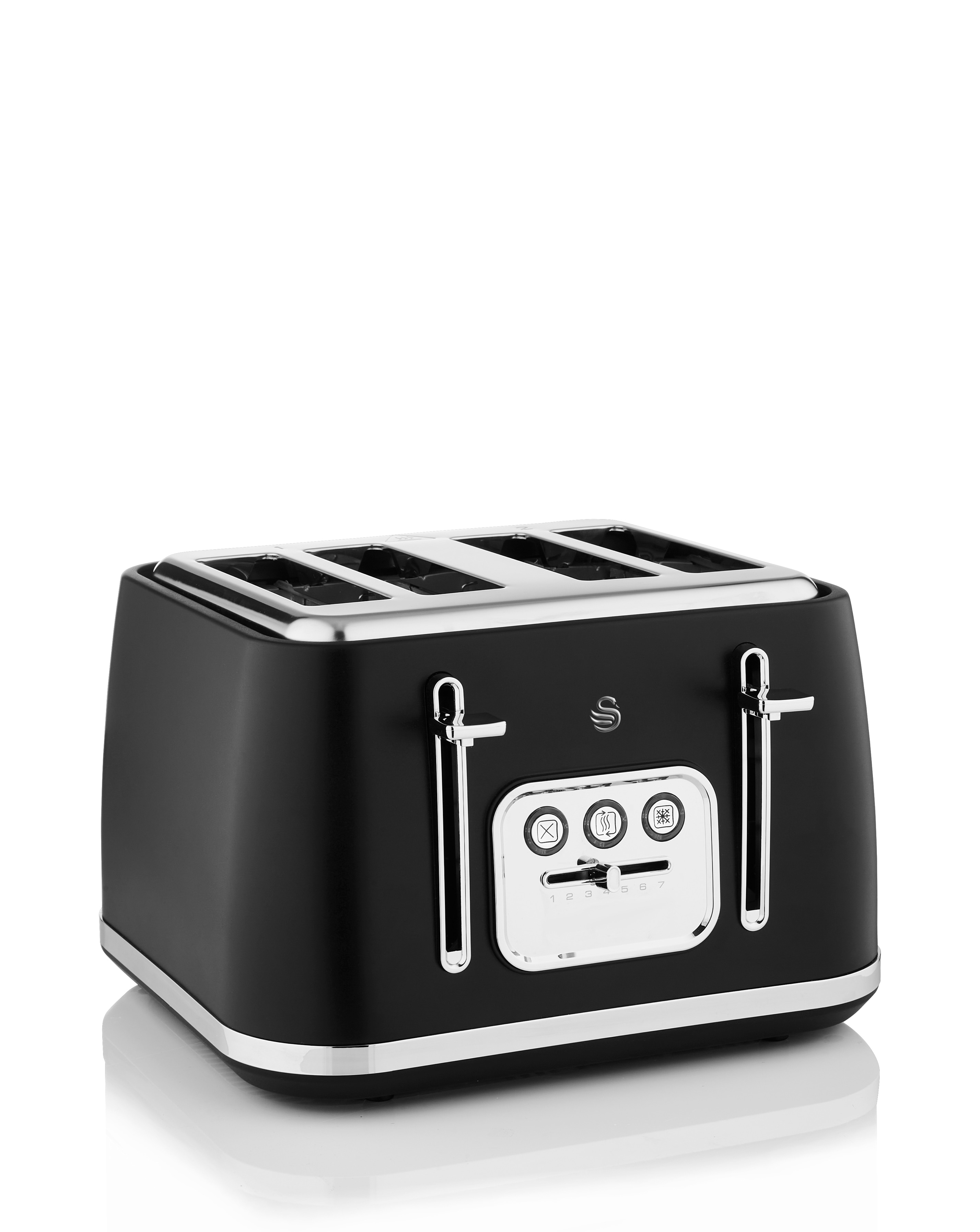 Swan Serenity Black 4 Slice Toaster
