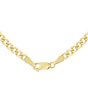 Sterling Silver GP Vermeil Curb Chain