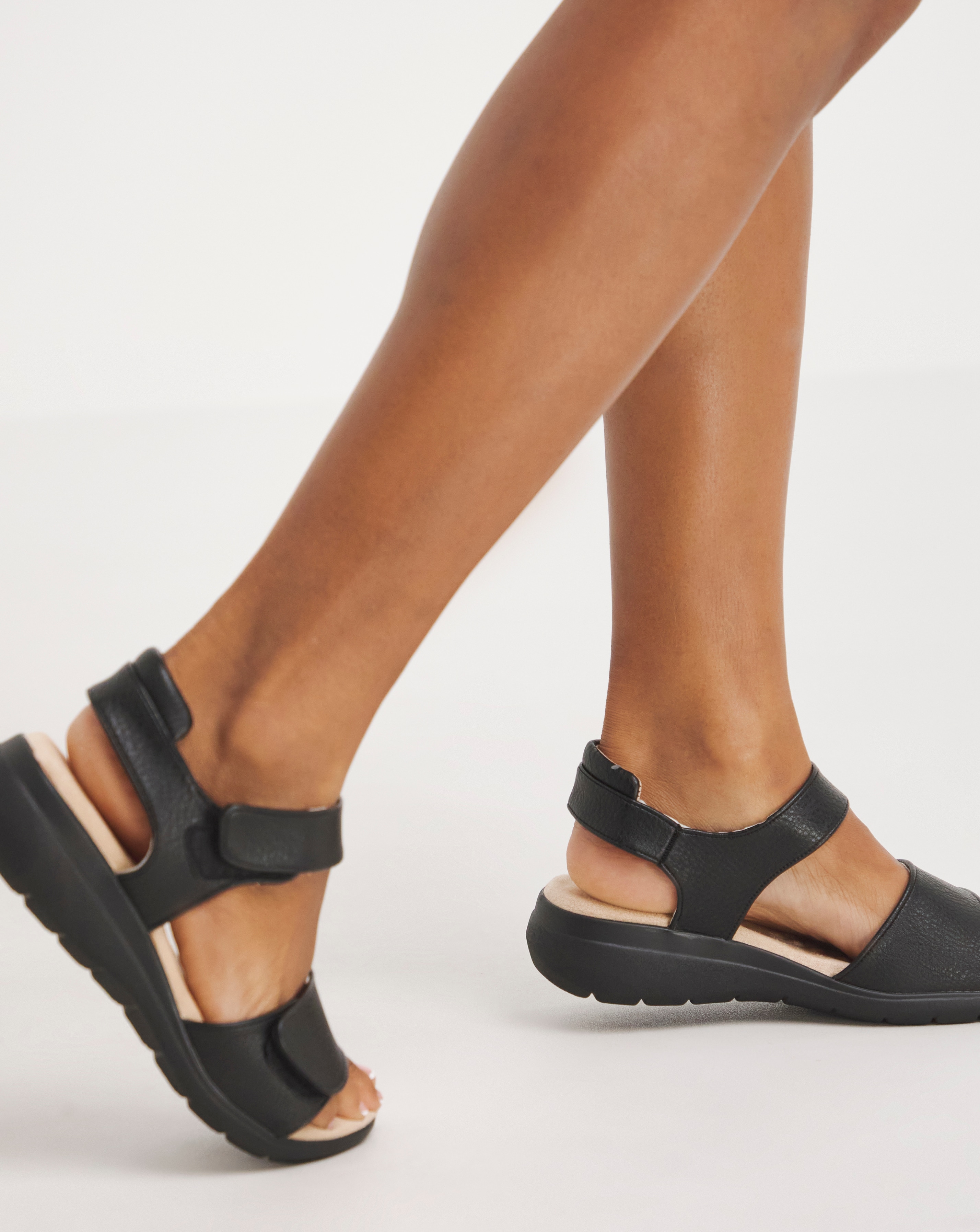 Cushion walk wide fit sandals on sale