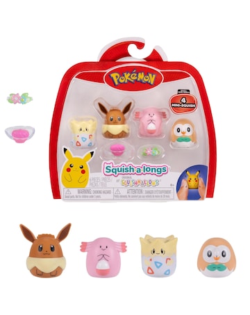 Squishalongs 4 Fig. (Pokemon Style 1) W2