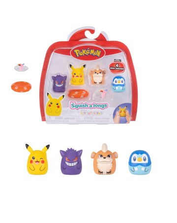 Squishalongs 4 Fig. (Pokemon Style 2) W2