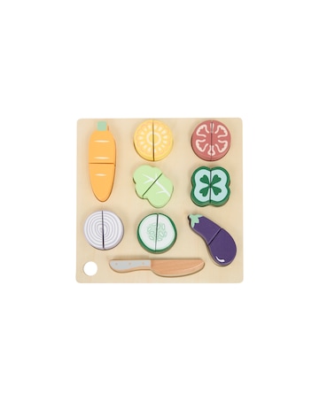 Wooden Play Cutting Vegatables