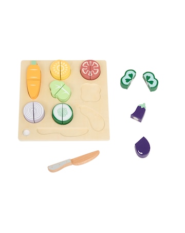 Wooden Play Cutting Vegatables