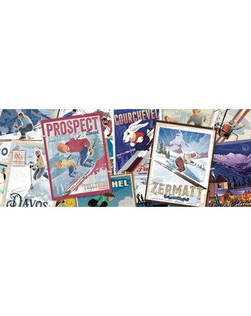 Retro Skiing, 1000pc
