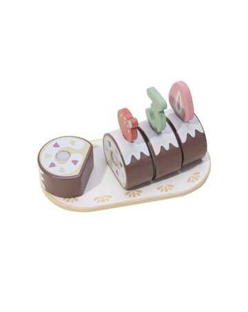 Wooden Swiss Roll Set