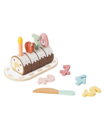 Wooden Swiss Roll Set