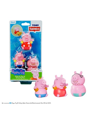 Daddy Pig, Peppa & George Bath Squirters