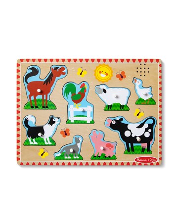 Melissa & Doug Farm Animals Sound Puzzle