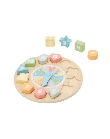 Wooden Clock Puzzle
