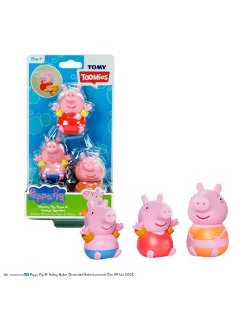 Mummy Pig, Peppa & George Bath Squirters