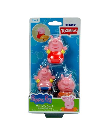 Mummy Pig, Peppa & George Bath Squirters