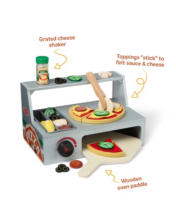 Melissa & Doug Wooden Pizza Counter
