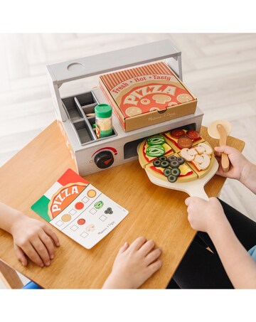 Melissa & Doug Wooden Pizza Counter