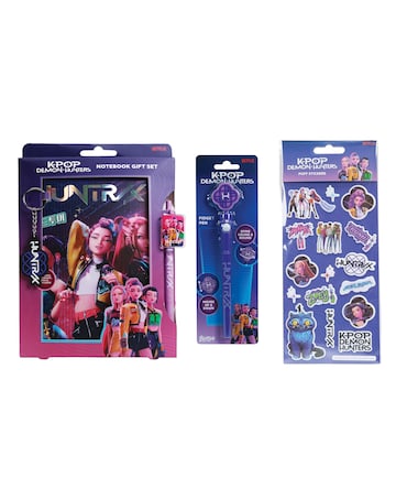 K-Pop Demon Hunters Notebook, Stickers & Fidget Pen