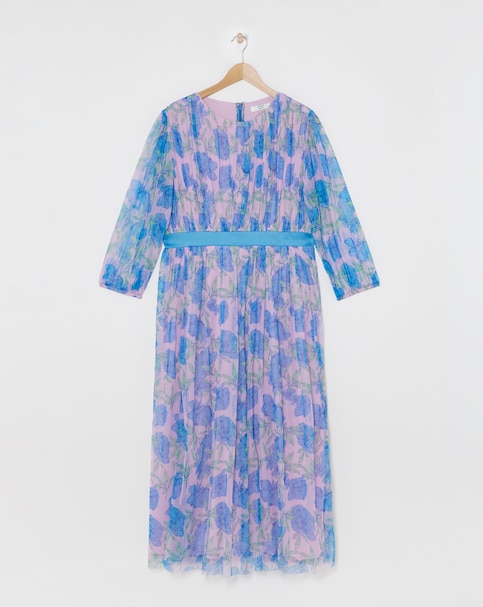 Joanna Hope Mesh Maxi Dress