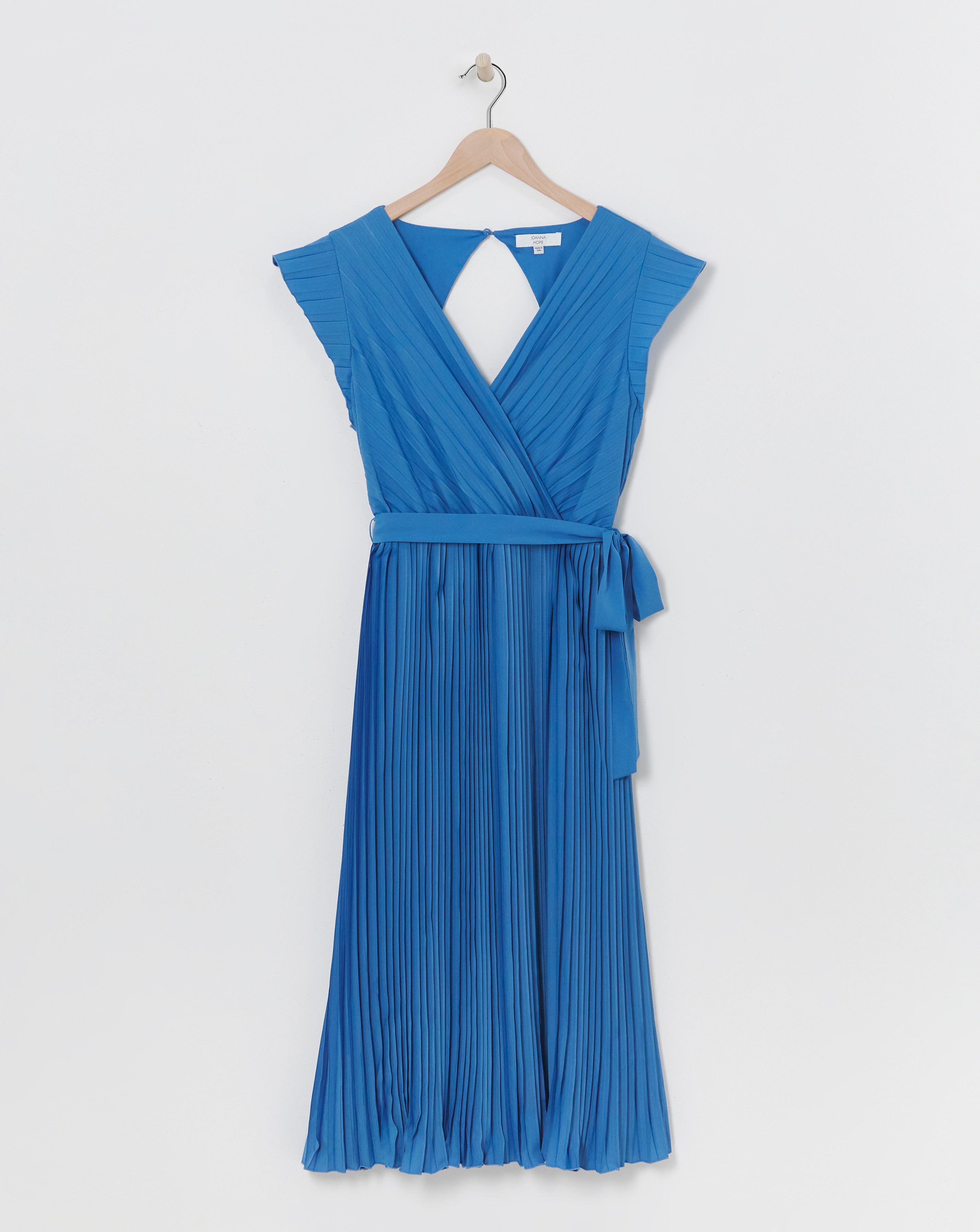 Joanna Hope Pleated Belted Midi Dress