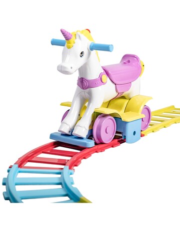Rainbow Unicorn Train/Rocker 2 in 1