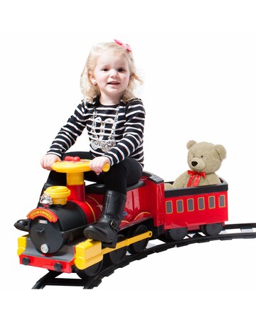 Steam Train 6 Volt with 4 Straight and 4 x Curved Track Pack (Special Pack)