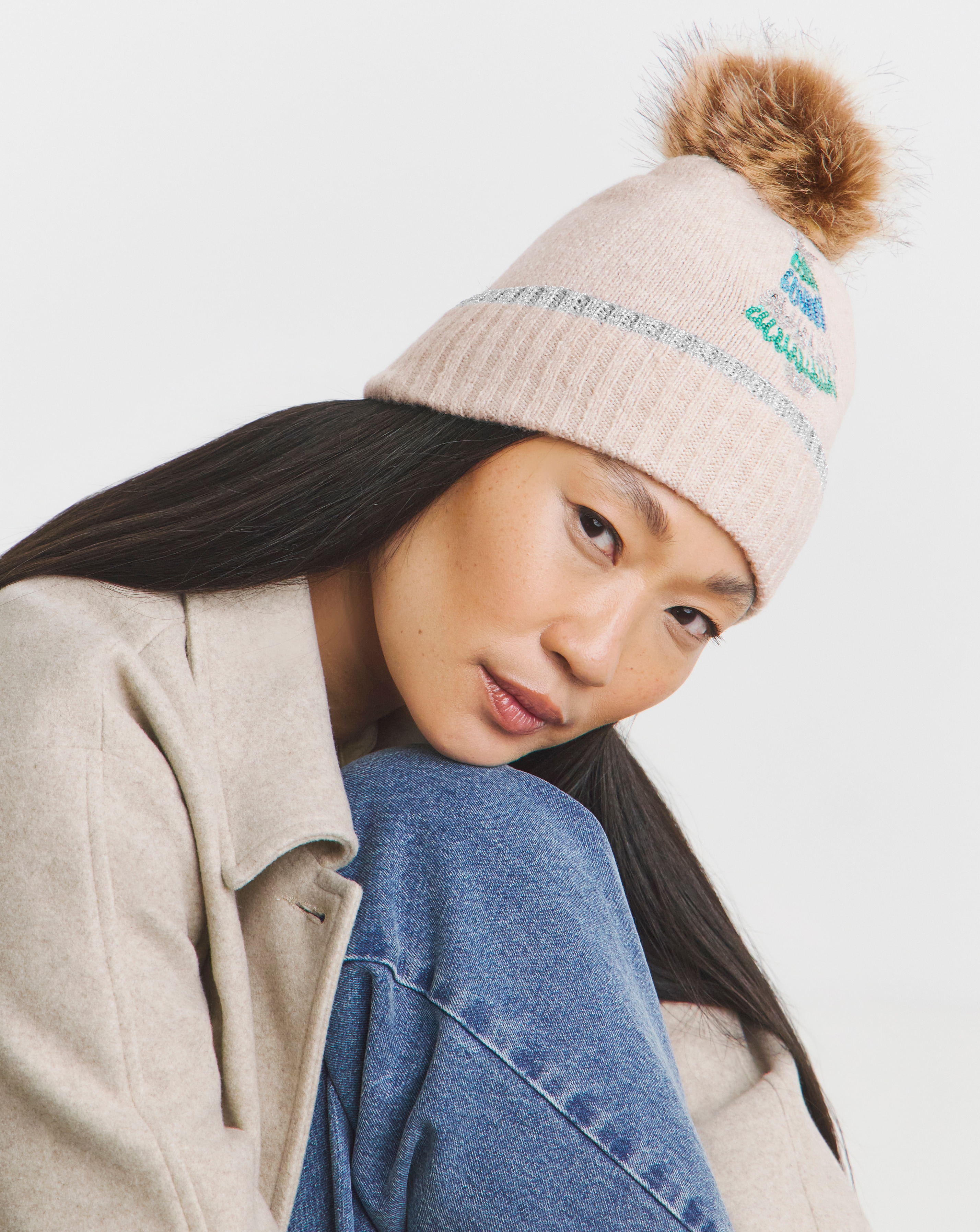 Christmas Tree Bobble Hat