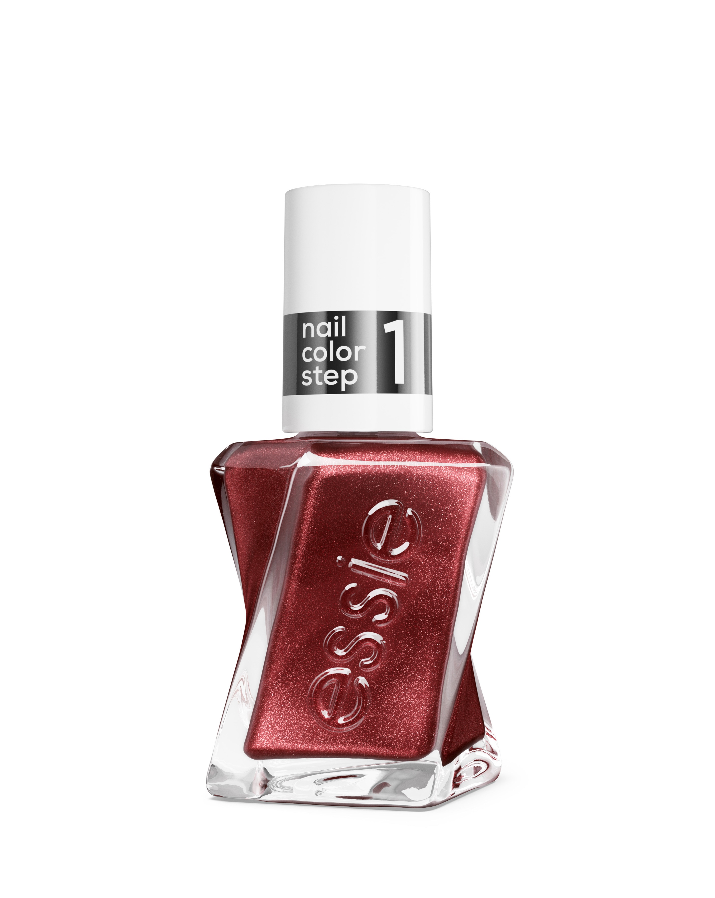 Gel by essie Metallic Burgundy Red