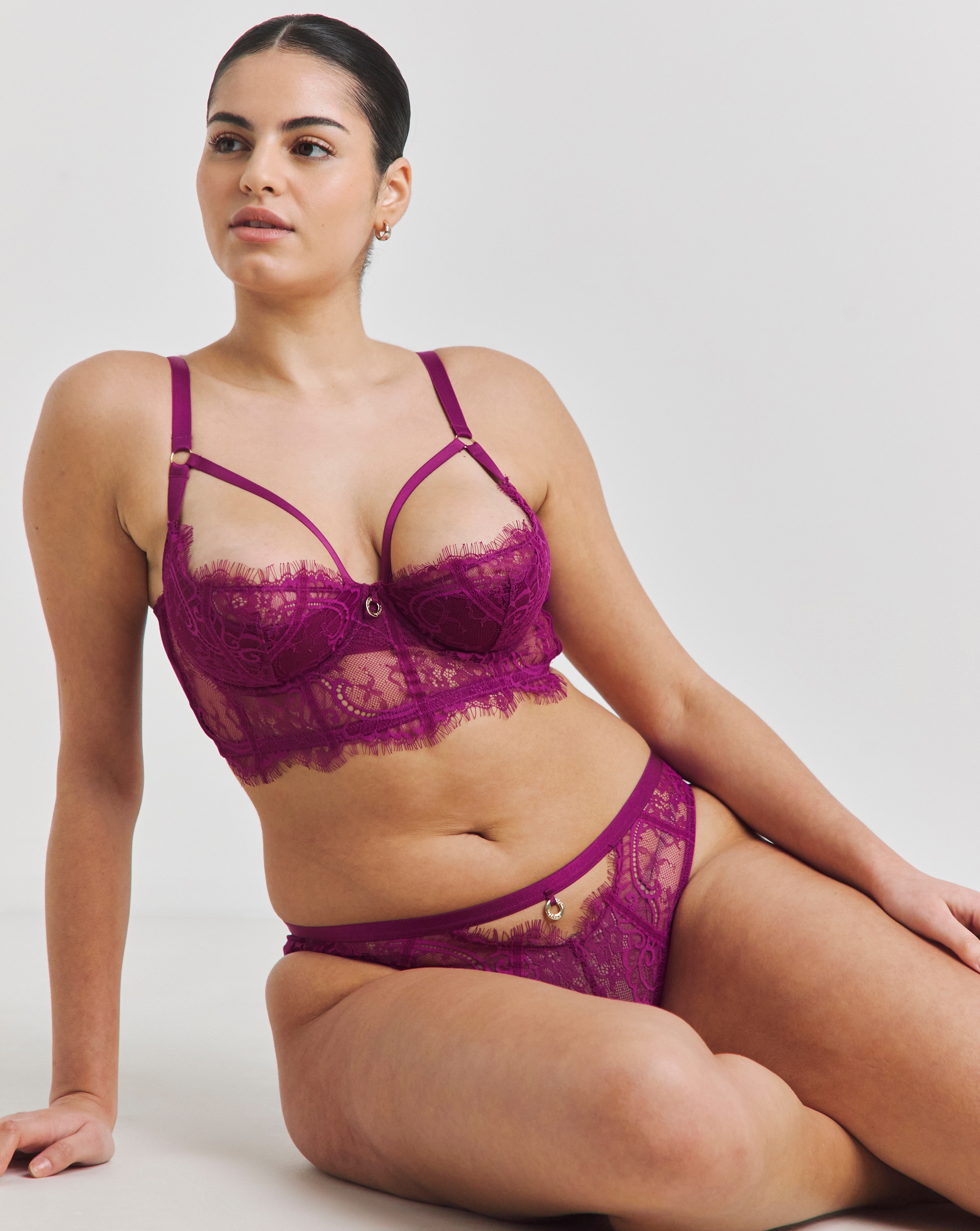 Simply Be Sexy Lace Quarter Cup Bra