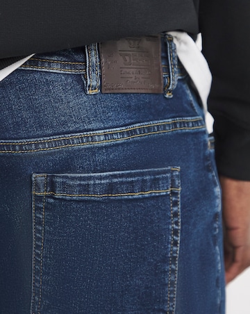 D555 Ambrose Vintage Blue Tapered Fit Stretch Jeans