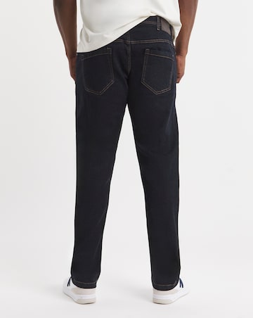 D555 Big & Tall Cedric Tapered Fit Stretch Jeans - Indigo