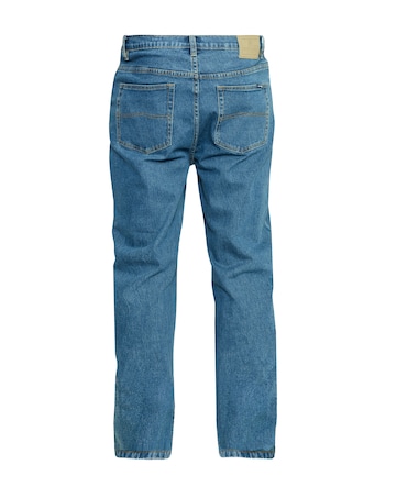 D555 Big & Tall Carlos Comfort Fit Stretch Jeans - Blue