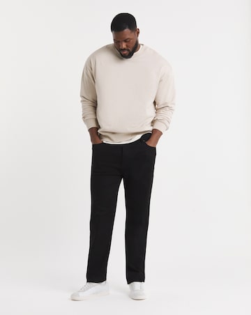 D555 Big & Tall Carlos Comfort Fit Stretch Jeans - Black