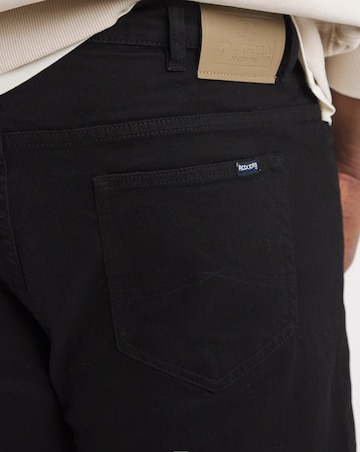 D555 Big & Tall Carlos Comfort Fit Stretch Jeans - Black