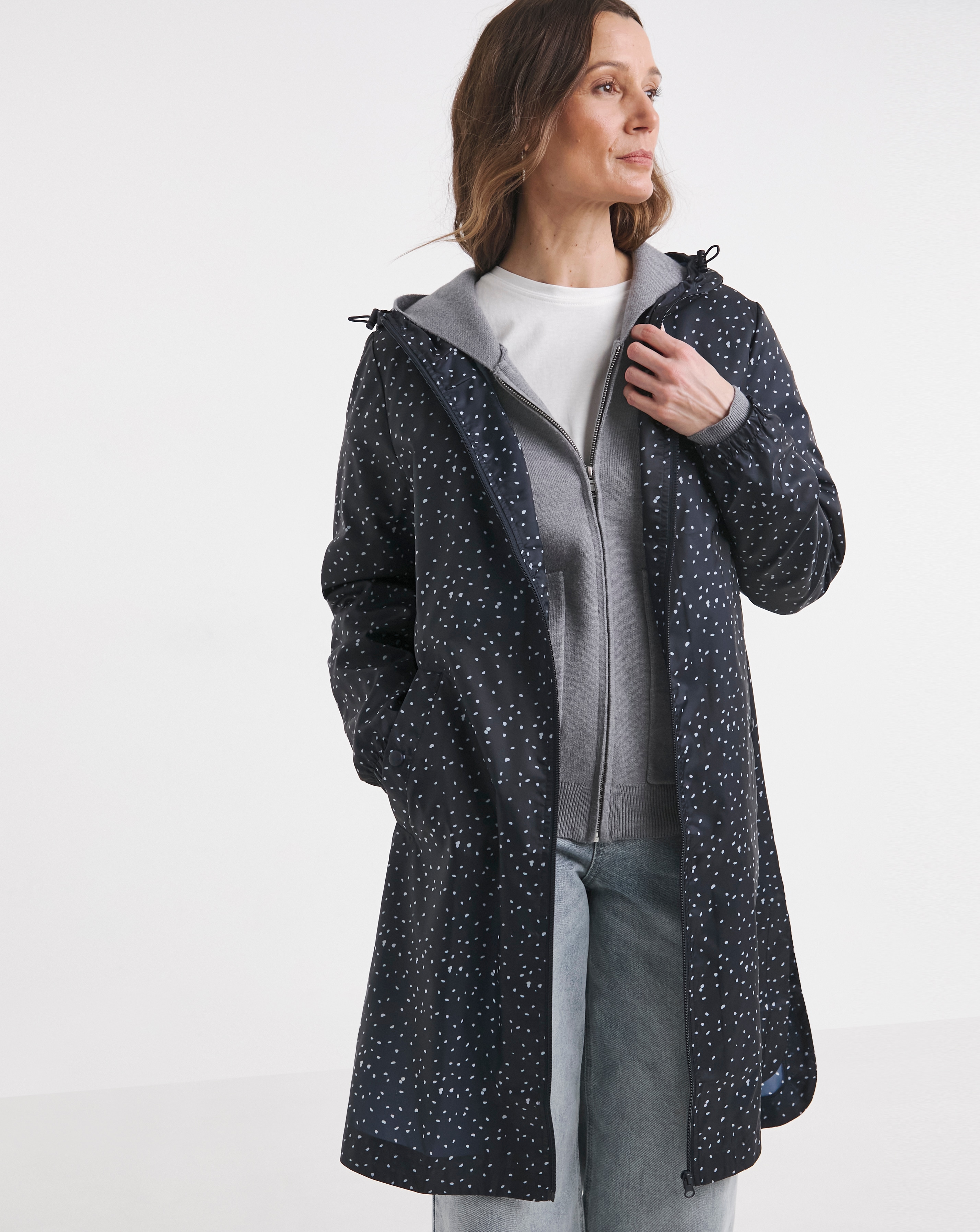 Longline Printed Pac A Mac