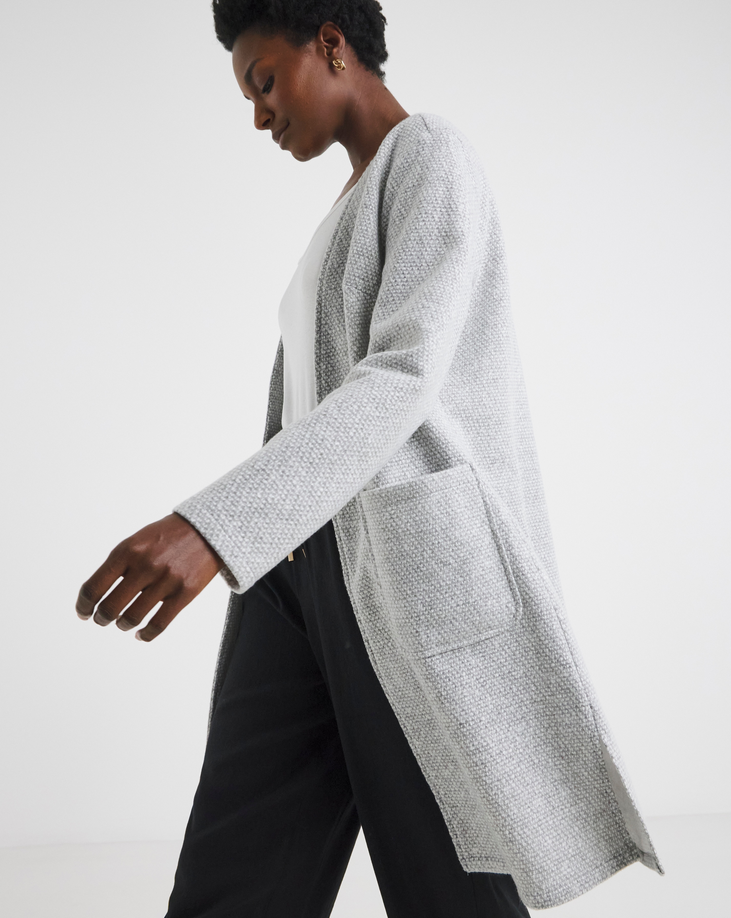 Edge To Unlined Coatigan