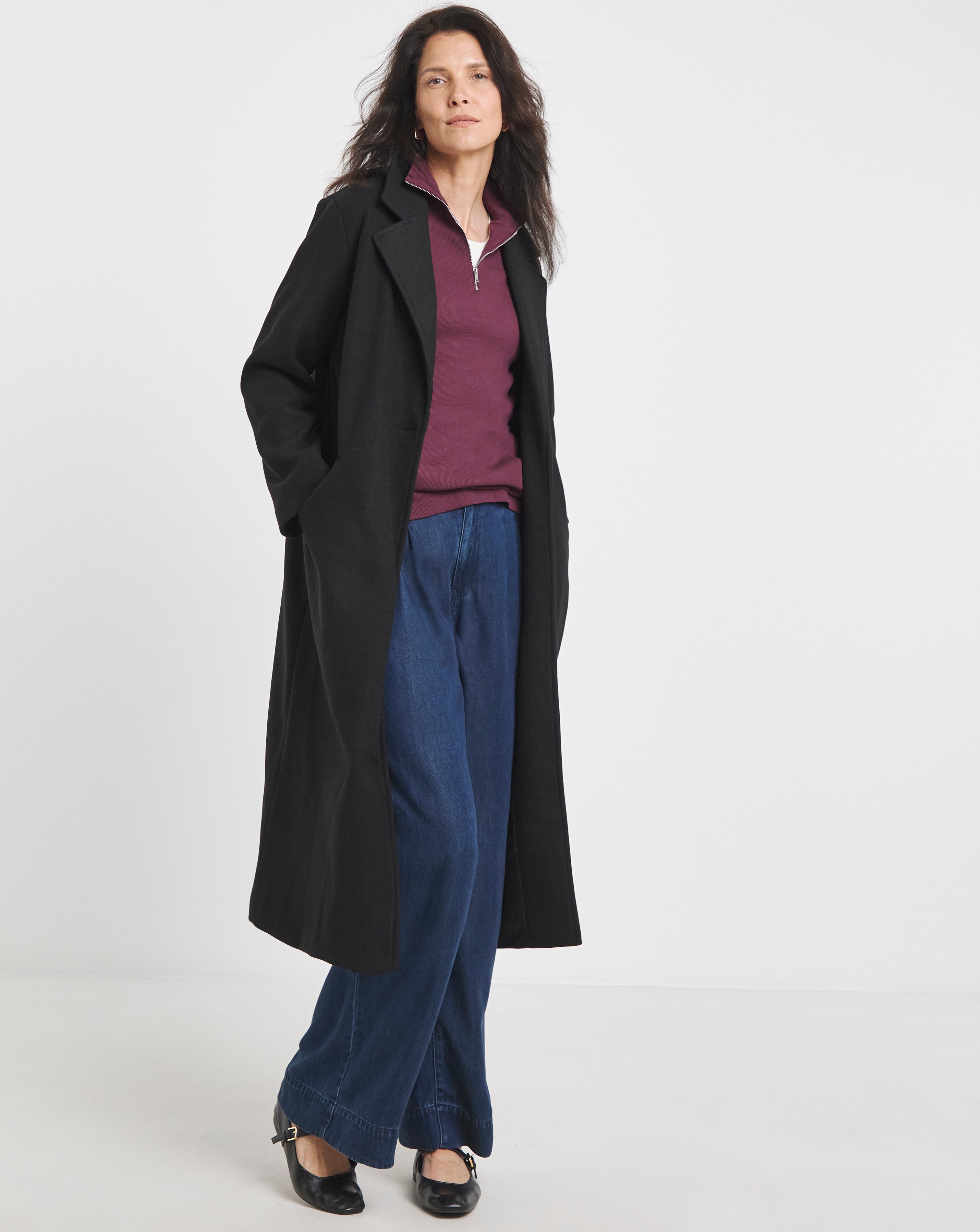 Single Breasted Lined Coat