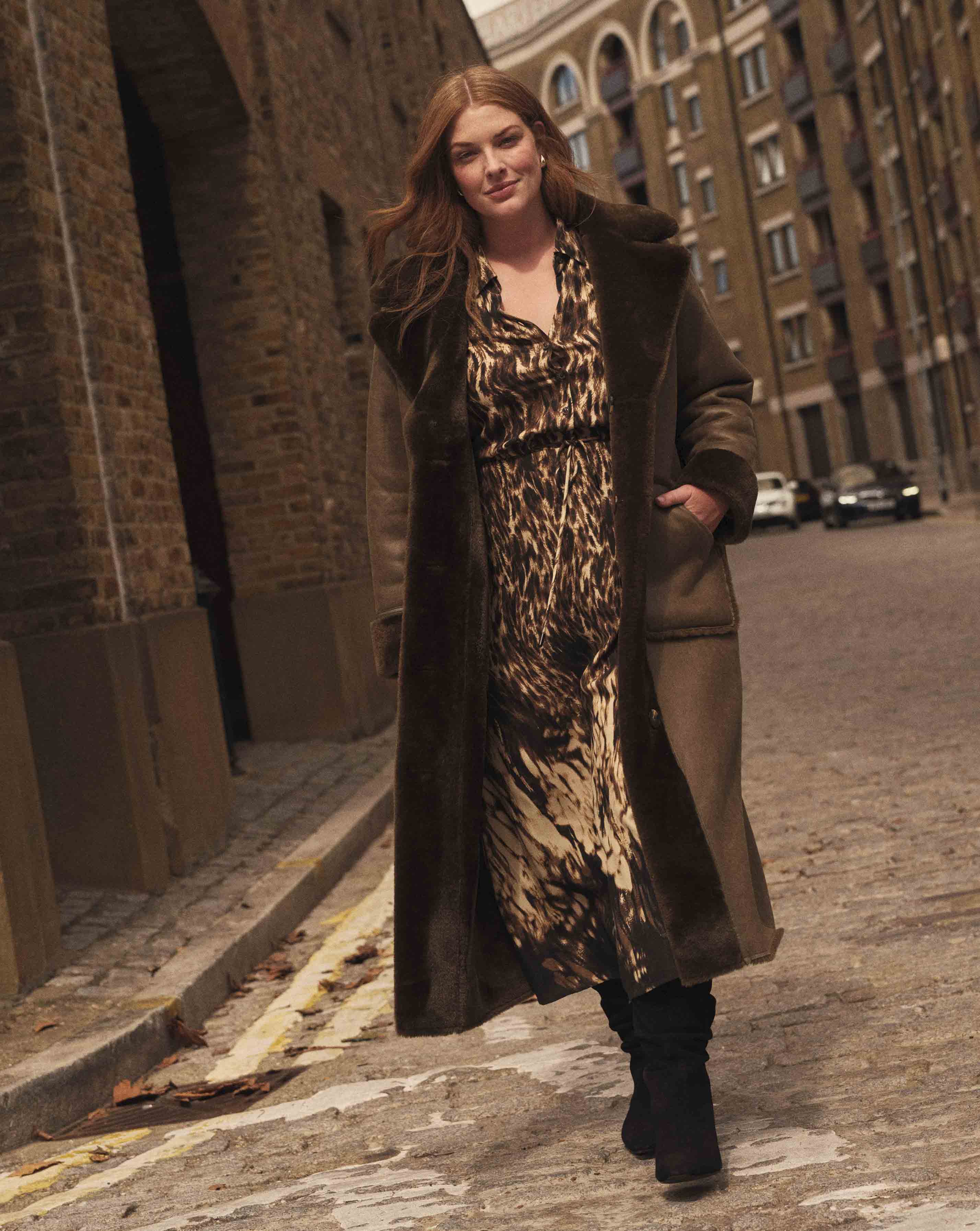 Anthology Reversible Borg Shearling Coat