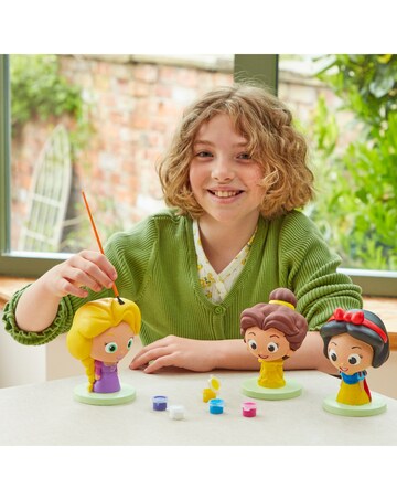 Paint Your Own Disney Princess Figure Bundle: Belle, Snow White and Rapunzel