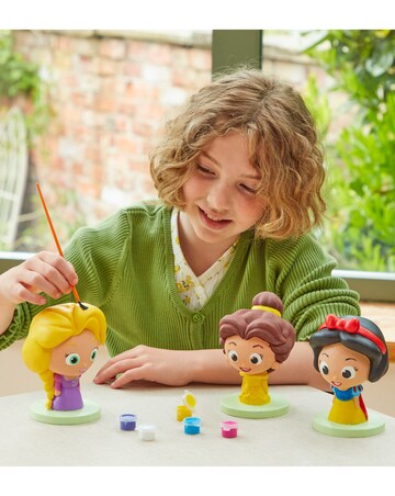 Paint Your Own Disney Princess Figure Bundle: Belle, Snow White and Rapunzel